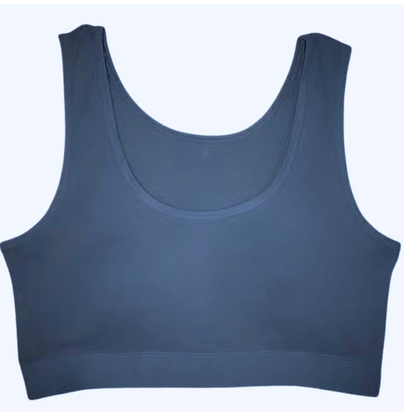 karma® Women Comfort Soft Padded Bra - Navy Blue - Image 4
