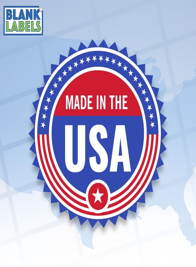 Blank Labels 4" X 6" Direct Thermal Shipping Labels | Blue | 1" Cores w/Perfs Easy Tear | Made in USA | Printing Label | 500 Labels | 250 Labels per Roll | 2 Rolls | Blank Labels - Image 3