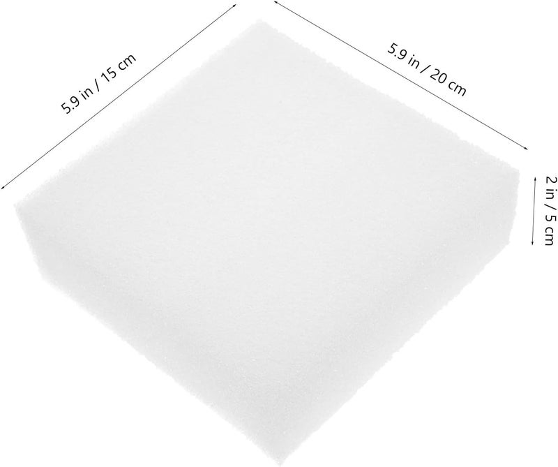 يدوم طويلاً BESTonZON، 4 قطع من ألواح الرغوة البيضاء المزودة بخرز، مقاس 15×15×5 سم، لاستخدامها كوسادات داخلية للتغليف لأغراض الشحن والحرف اليدوية - Image 2