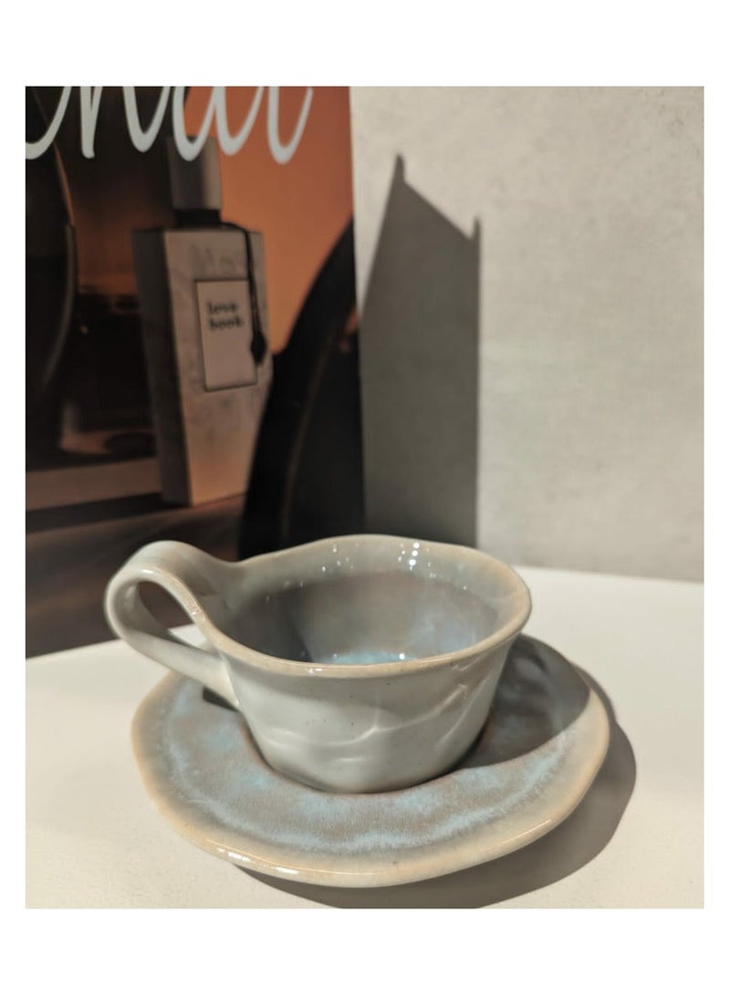 Luxury Design Coffee Cup and Saucer Set - Image 4