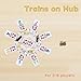 Tinzum 9 Metal Mexican Train Marker in 6 Colors Mexican Train Accessories for Mexican Train Dominoes Set - Image 4