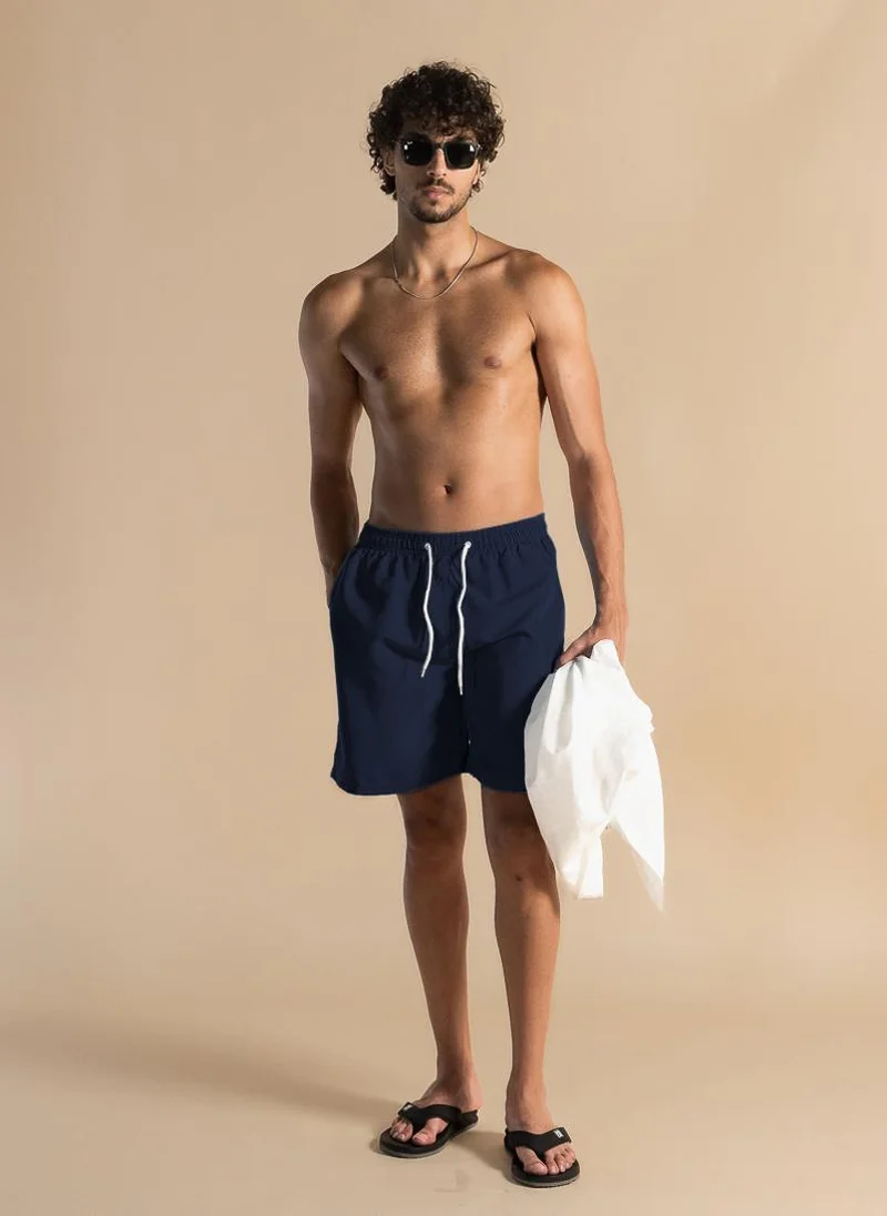 SHAPES TEXTURED SWIMMING SHORTS
