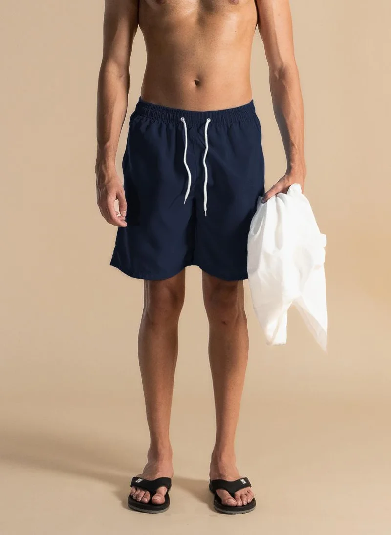 SHAPES TEXTURED SWIMMING SHORTS