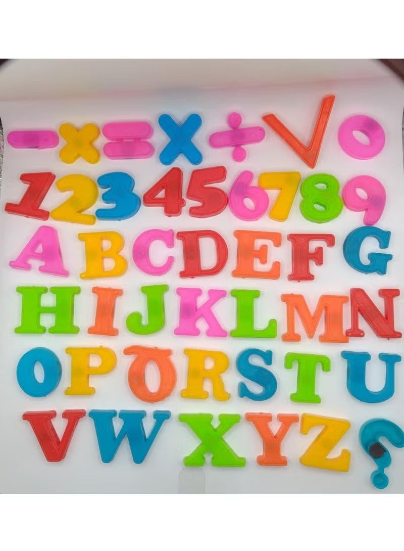 Magnetic English letters and colorful numbers to develop and improve language and math skills at home. - Image 2