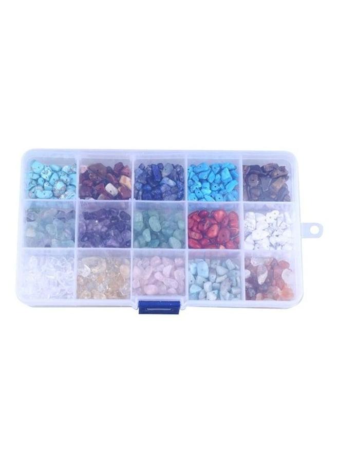 Charm Bracelets Kit, 15 Colors Bracelet Making Kit for Girls, Natural Crystal Beads, DIY Jewelry Charms, Gift Kids Adults, Craft, Birthday Girls Women - Image 2