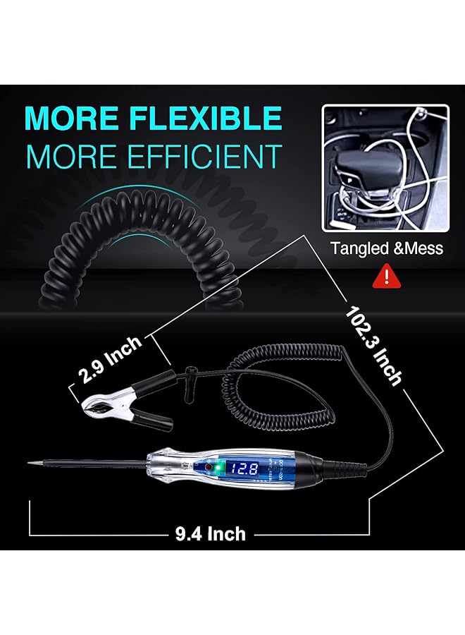 Heavy Duty Digital Led Circuit Tester, 3-60V Dc, Auto Electric Test Pen - Image 4