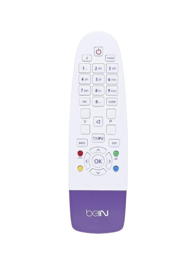 bein Universal Receiver Remote Control White Purple