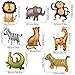 SAMOKA Large Safari Balloons8 PCS 3440 Inch Animal BalloonsJungle BalloonSafari Birthday DecorationsJungle Party Decorations - Image 4