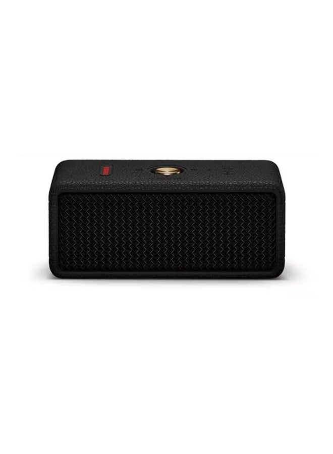 Marshall Emberton III Compact Portable Wireless Speaker with More than 32 Hours of Playtime, IP67 Water Resistance Level, Bluetooth Version 5.3, Built-in Microphone - Black / Brass - Image 4