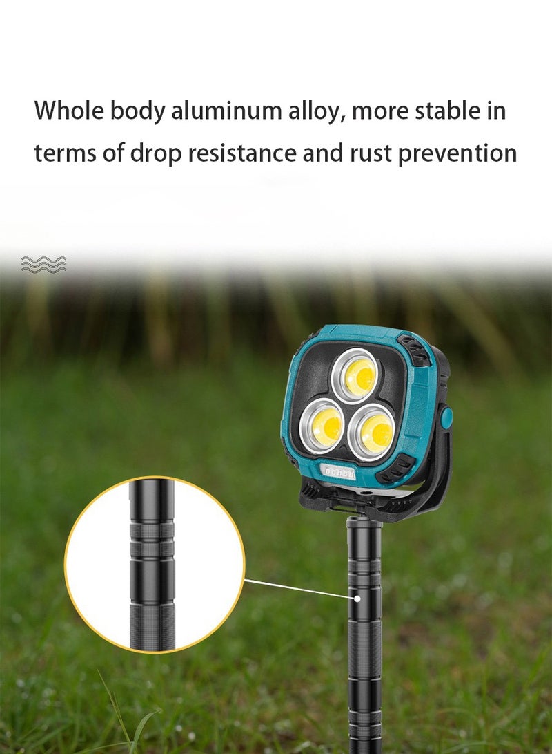 Generic Aluminum alloy folding desktop tripod camera stand,multifunctional outdoor camping light work light stand  - Image 5
