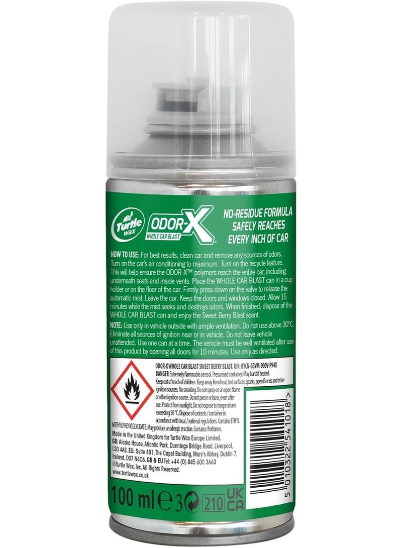 Turtle wax Odor-X Whole Car Blast Strawberry - Image 3