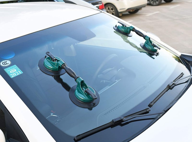 ZUOS 6.4" glass lifter Dual Cups, Heavy Duty Vacuum Plate with Adjustable Handle Holder to Lift Large Glass/Auto Glass Windshield Installation/Tiles Mirrors Movingtal, - Image 4