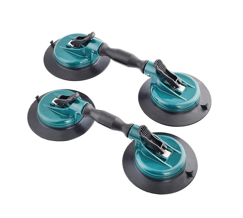 ZUOS 6.4" glass lifter Dual Cups, Heavy Duty Vacuum Plate with Adjustable Handle Holder to Lift Large Glass/Auto Glass Windshield Installation/Tiles Mirrors Movingtal, - Image 1