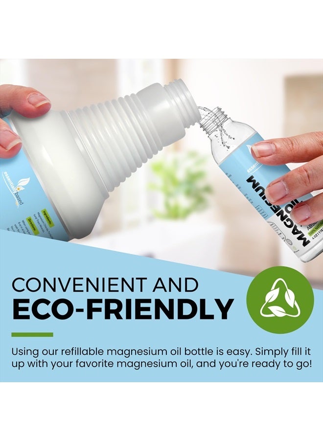 essentiallybased Magnesium Oil Spray - 4oz Size - Extra Strength - 100% Pure for Less Sting - Less Itch - Essential Mineral Source - Made in USA - Image 5