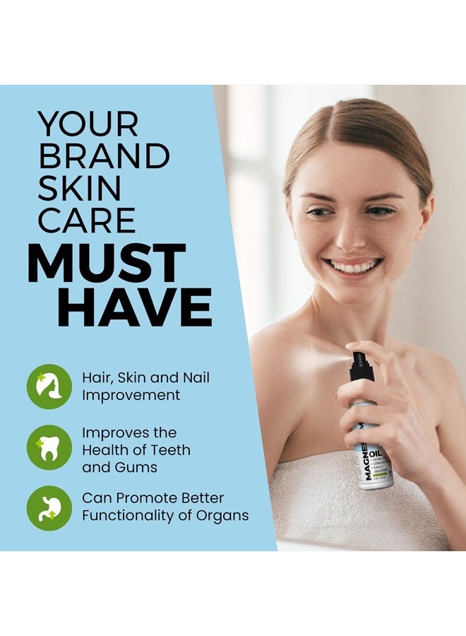 essentiallybased Magnesium Oil Spray - 4oz Size - Extra Strength - 100% Pure for Less Sting - Less Itch - Essential Mineral Source - Made in USA - Image 4