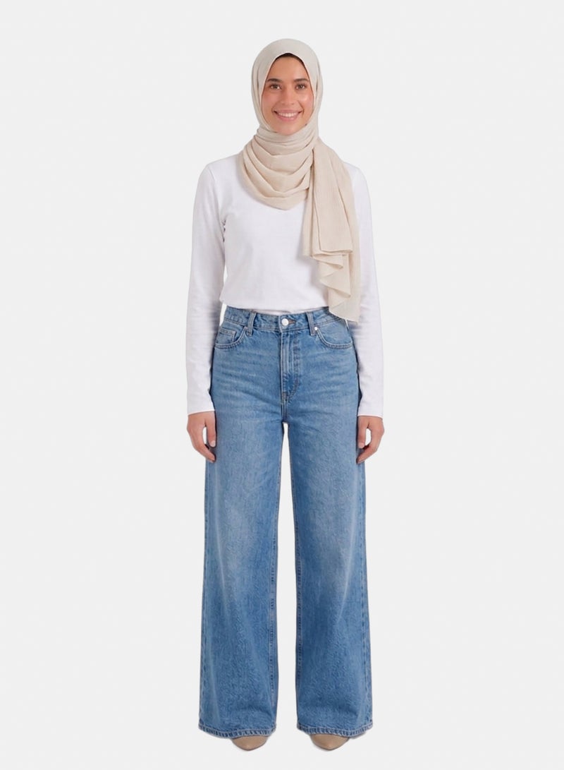 Crinkle Fringed Scarf