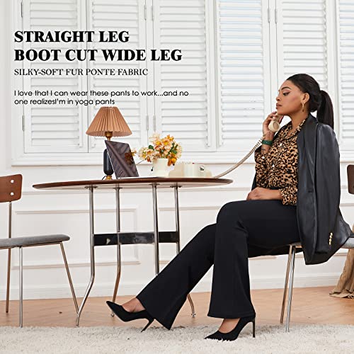 DGD Wrinkle-Free Stretch Dress Pants Plus Size for Women Pull-on Pant Ease into Comfort Office Pant XL - Image 5