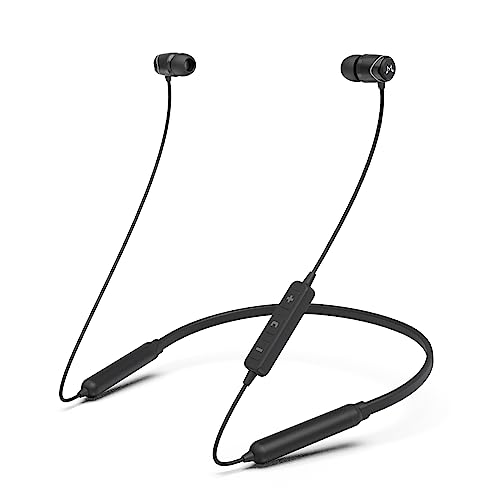 SoundMAGIC E11BT Neckband Bluetooth Headphones Wireless Earphones HiFi Stereo in Ear Headset with Microphone Noise Isolating Sports Earbuds Long Playtime Black - Image 1