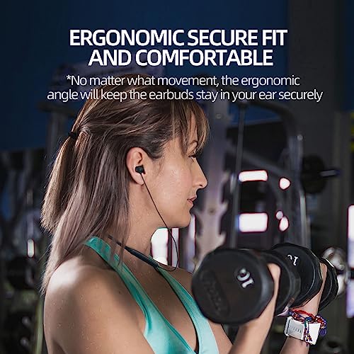 SoundMAGIC E11BT Neckband Bluetooth Headphones Wireless Earphones HiFi Stereo in Ear Headset with Microphone Noise Isolating Sports Earbuds Long Playtime Black - Image 5