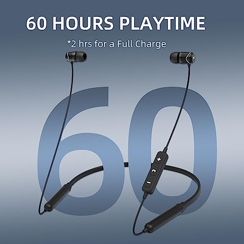SoundMAGIC E11BT Neckband Bluetooth Headphones Wireless Earphones HiFi Stereo in Ear Headset with Microphone Noise Isolating Sports Earbuds Long Playtime Black - Image 3