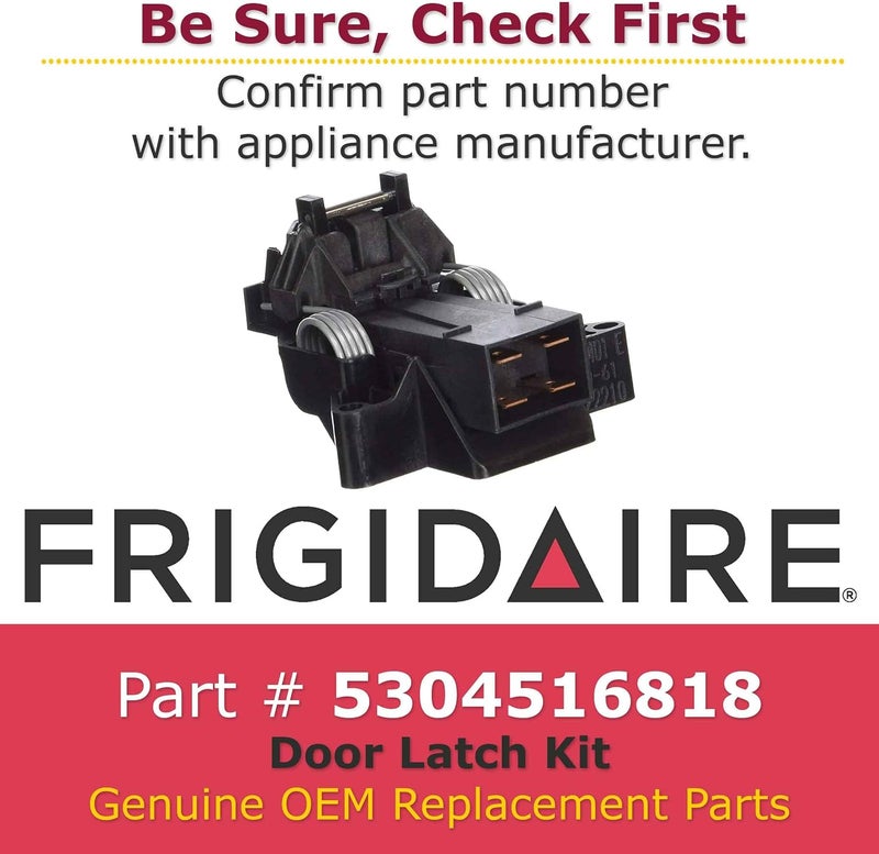 FRIGIDAIRE GENUINE Frigidaire 5304516818 Dishwasher Door Latch Kit - Image 3