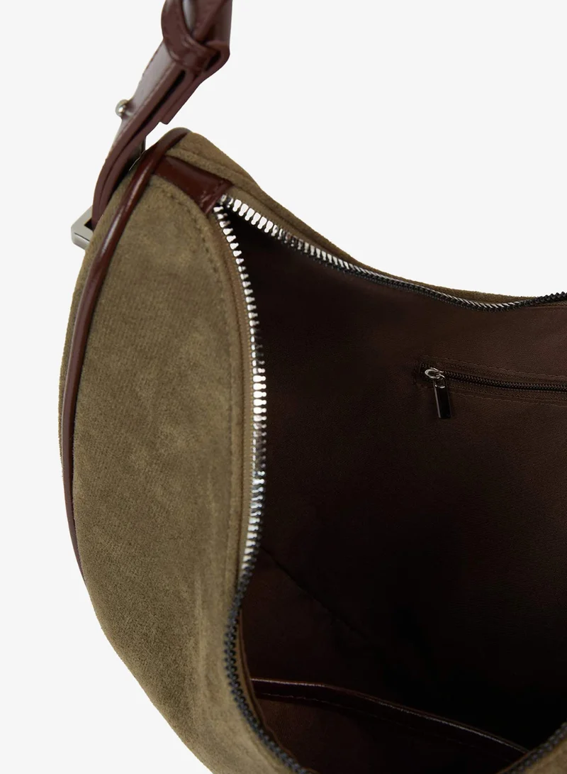 Defacto  Suede Crossbody Bag  | Best Price UAE