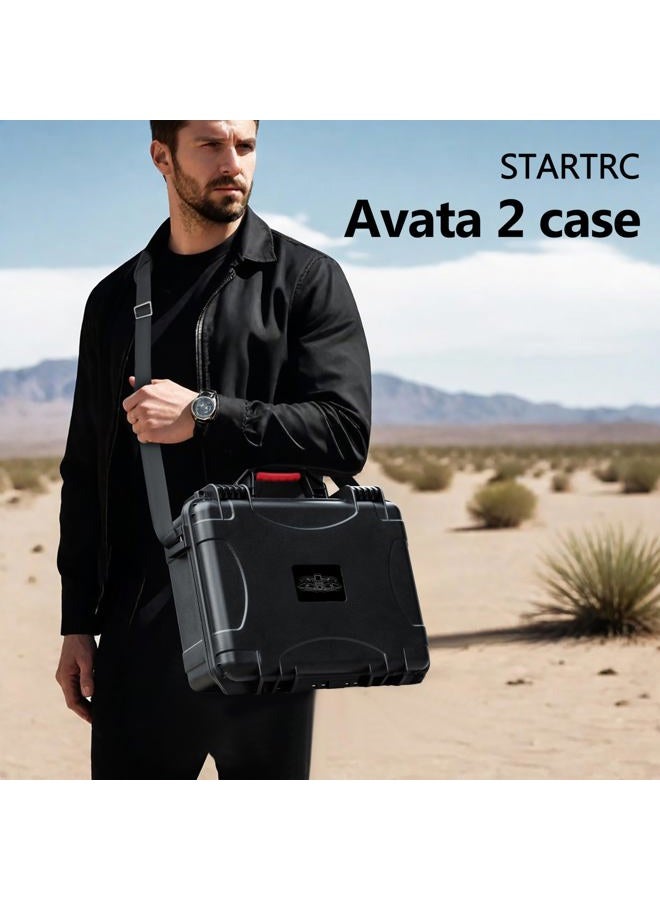 STARTRC Avata 2 Case,Waterproof Carrying Hard Case for DJI Avata 2 Fly More Combo with DJI Goggles 3/RC Motion 3/FPV Remote Controller 3,Battery Charging Hub,FPV Drone Accessories - Image 5