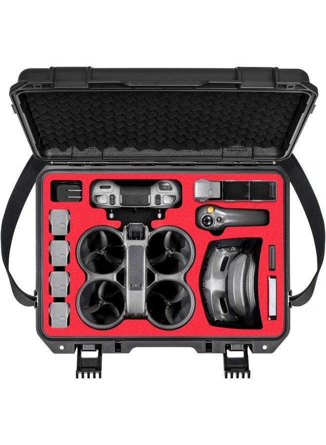 STARTRC Avata 2 Case,Waterproof Carrying Hard Case for DJI Avata 2 Fly More Combo with DJI Goggles 3/RC Motion 3/FPV Remote Controller 3,Battery Charging Hub,FPV Drone Accessories - Image 1