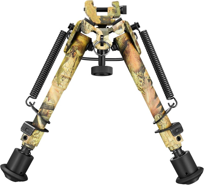 CVLIFE 6-9 Inches Picatinny Bipod Adjustable Spring Return with Picatinny Adapter - Image 1