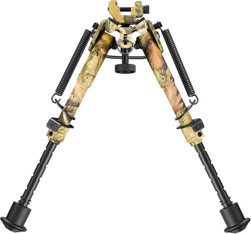 CVLIFE 6-9 Inches Picatinny Bipod Adjustable Spring Return with Picatinny Adapter - Image 4