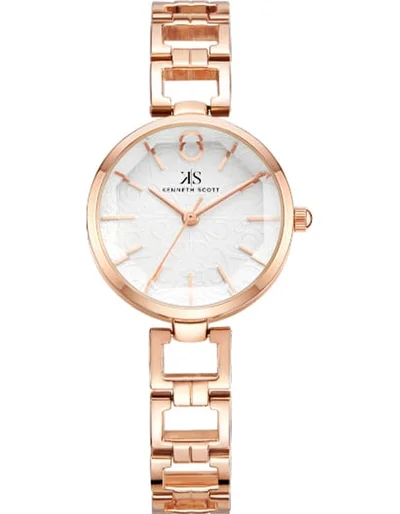 KENNETH SCOTT Women's Alloy Analog Watch K23514-RBKW - 28 mm