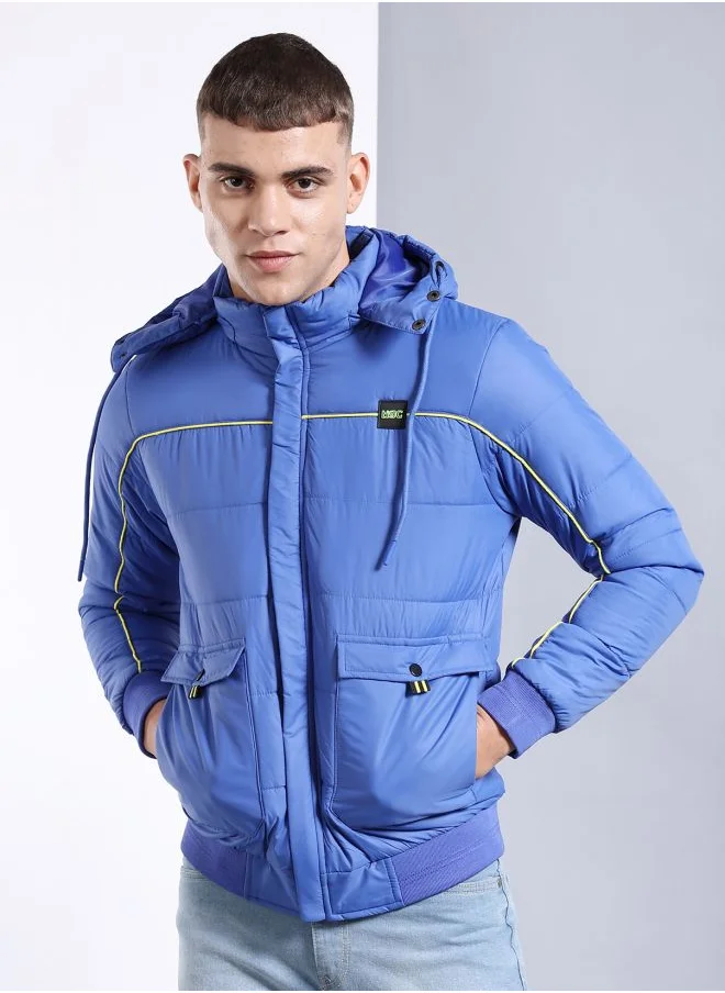 The Indian Garage Co Men Regular Fit Badges Bomber Jackets