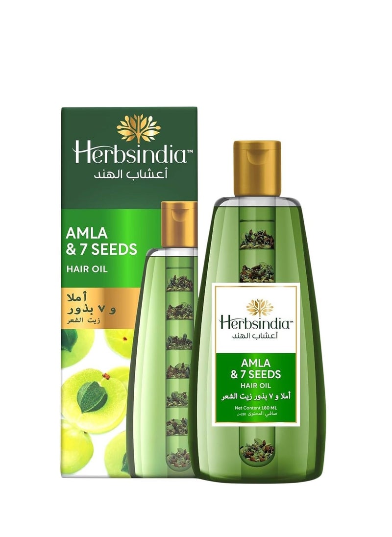 Amla & 7 Herbal Seeds Hair Oil With Nourish Tube Strengthens & Thickens Hair Silicone & Paraben Free - 280ml - pzsku/ZA82D51ACEEE6A6DD0774Z/45/_/1739028929/92953f74-ec69-4906-a679-650813009400