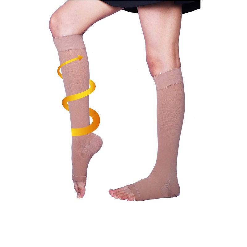 Sorgen Premiere Cotton Compression Stockings Men and Women | Below knee high pressure compression stockings - Image 5