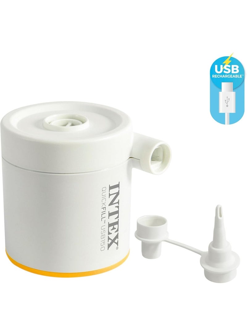 Intex Premaire Dura-Beam Camping Mat w/ USB150, Inflated Size: 76cm x 1.91m x 17cm (64097NP) - Image 2
