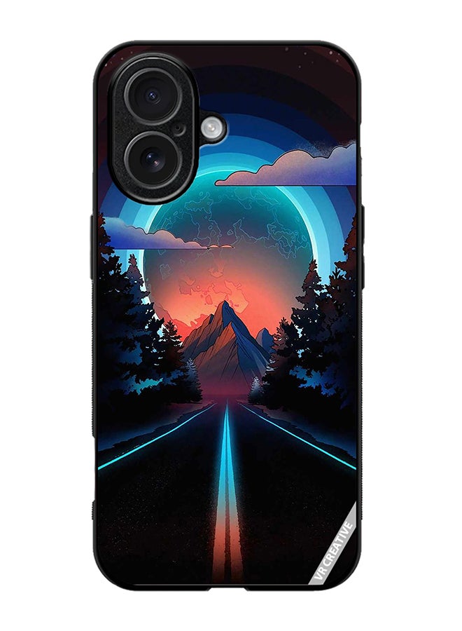 Protective Case Cover For Apple iPhone 17 Road To Paradise Design Multicolour