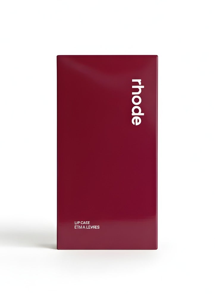 rhode Silicone Lip Gloss Holder for iPhone 17 Pro Max, Stick-On Lip Balm Sleeve Phone Case, Adhesive Lip Holder - Raspberry Jelly - Image 2