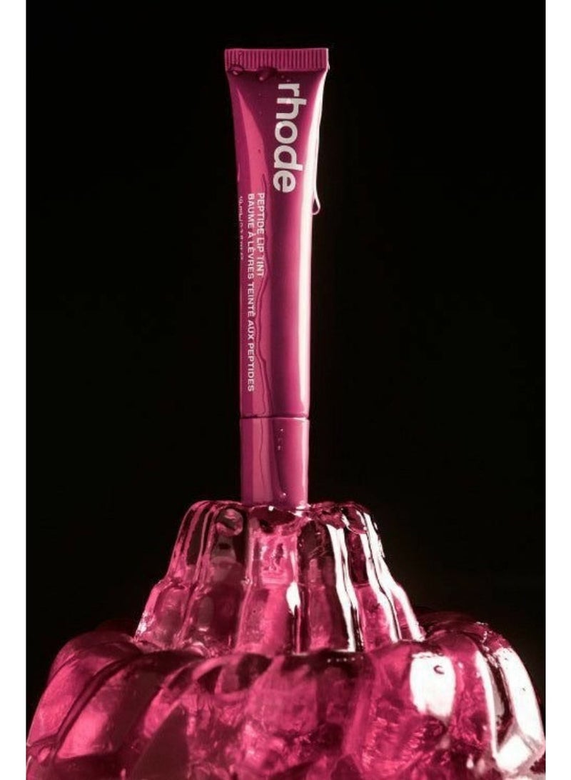 rhode Silicone Lip Gloss Holder for iPhone 17 Pro Max, Stick-On Lip Balm Sleeve Phone Case, Adhesive Lip Holder - Raspberry Jelly - Image 4