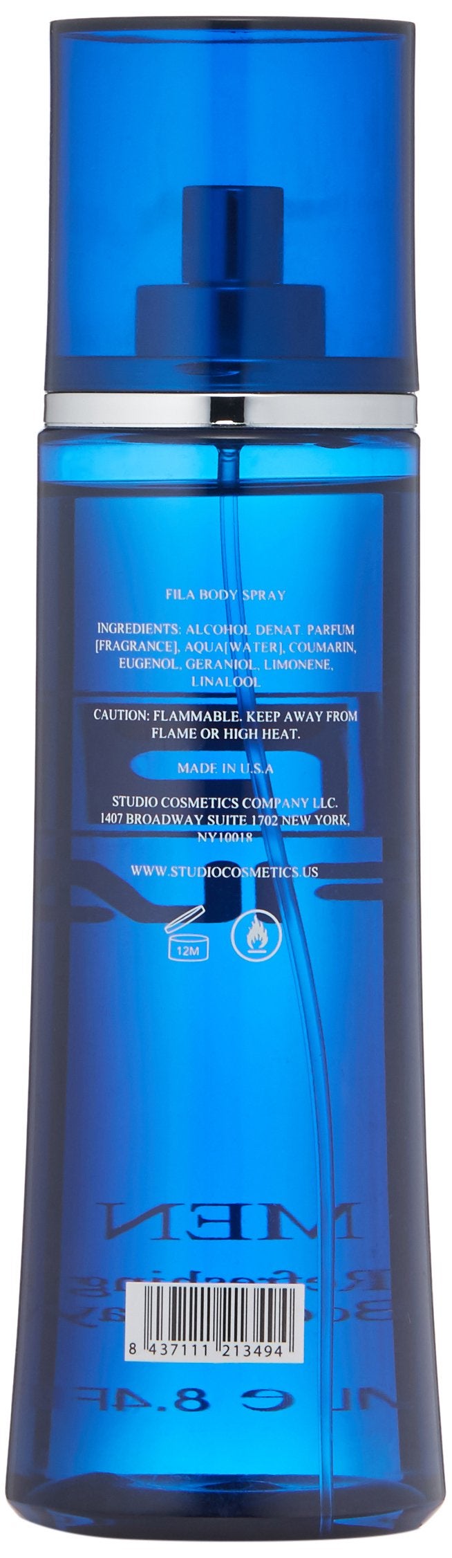 FILA Refreshing Body Spray for Men - Cool, Clean, Fresh Men’s Fragrance - Infused With Notes Of Bergamot, Cardamom, and Pepper - Trendy, Rectangular, Streamlined, Portable Bottle Design - 8.4 Oz - Image 2