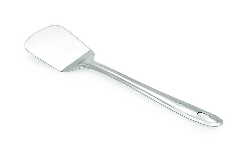 Petals Stainless Steel Cooking and Serving Spoon Spatula, Set of 10 - Image 3