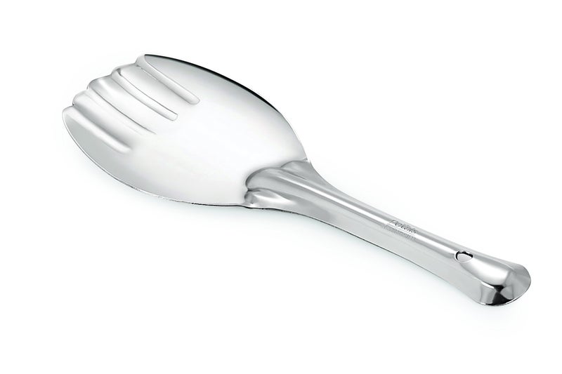 Petals Stainless Steel Cooking and Serving Spoon Spatula, Set of 10 - Image 5