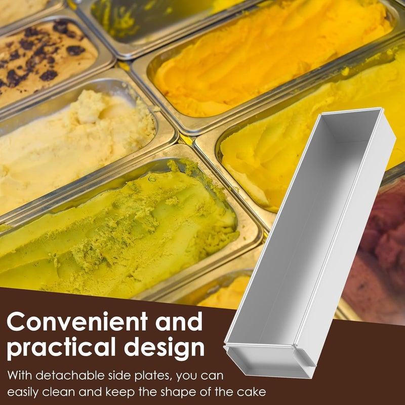 YLMFTNU Wilton Nonstick Rectangle Cake Pan, Tiramisu & Cheesecake Mold (Removable) - Image 5
