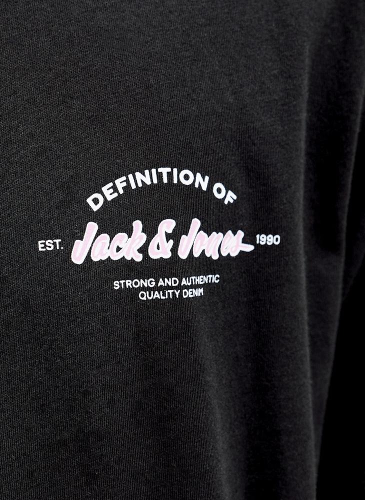 JACK & JONES Graphic Crew Neck T-Shirt - Image 4