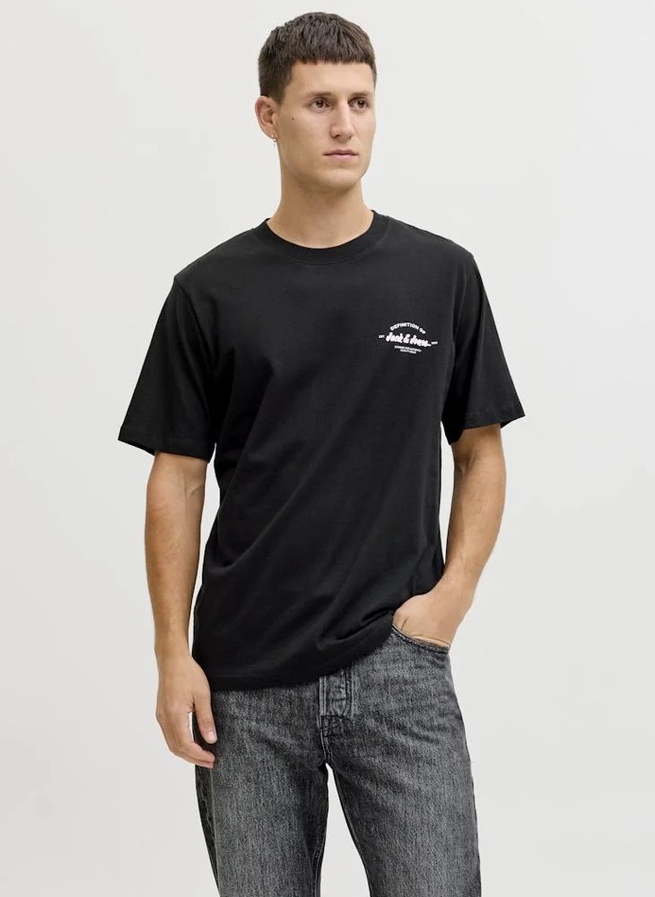 JACK & JONES Graphic Crew Neck T-Shirt