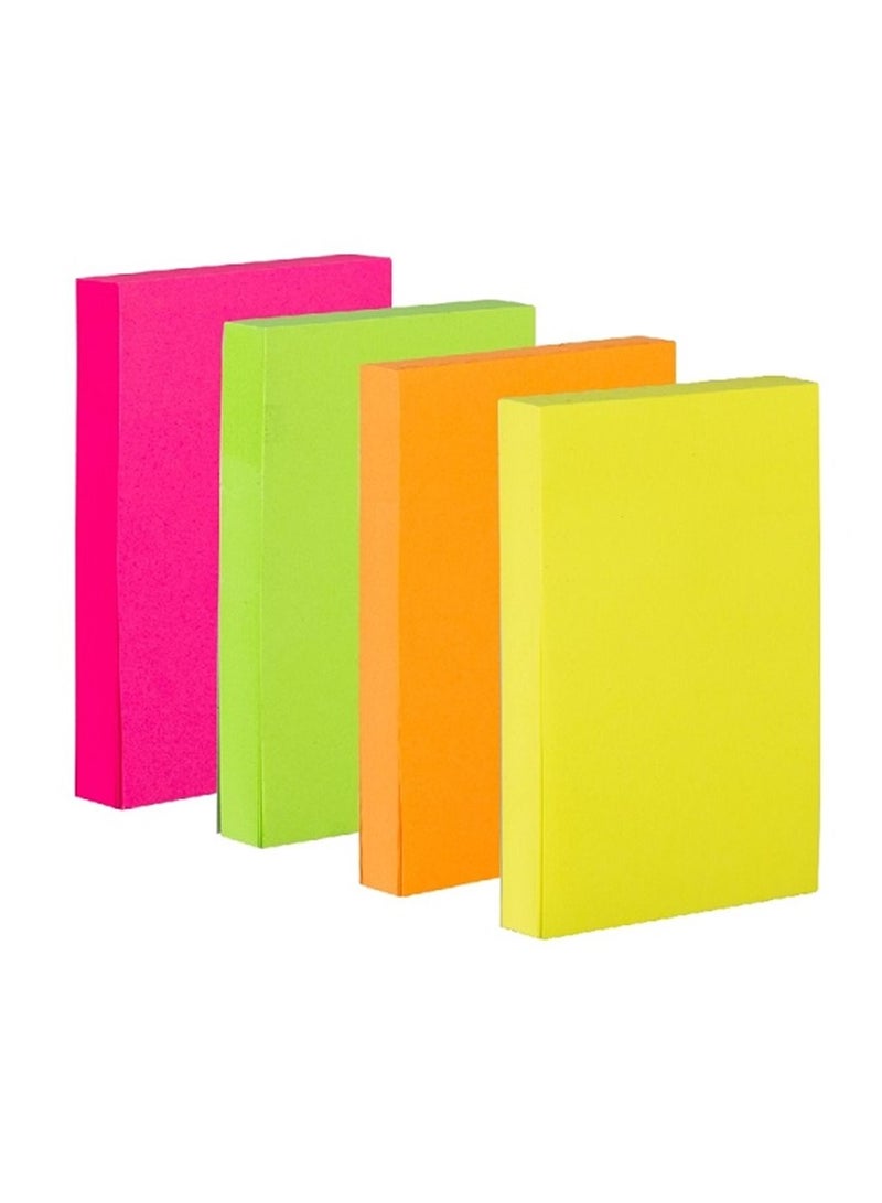 Deli 4-Pad Sticky Notes 2x3 Inch Size Multicolour - Image 1
