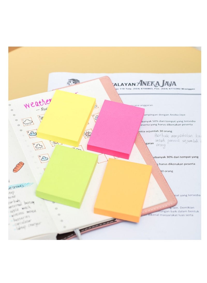 Deli 4-Pad Sticky Notes 2x3 Inch Size Multicolour - Image 4