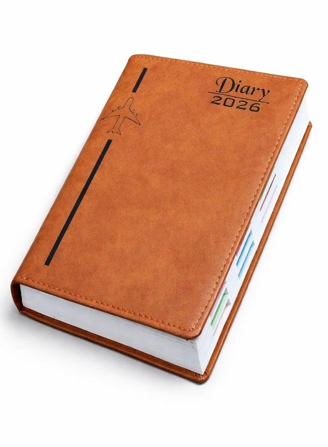 “A5 New Year Diary 2026 Pack of 2 - Blue and Coffee Color - Premium Hardcover Daily Planner for Office, School, Students, Professionals, Personal Use & Gift” - Image 3