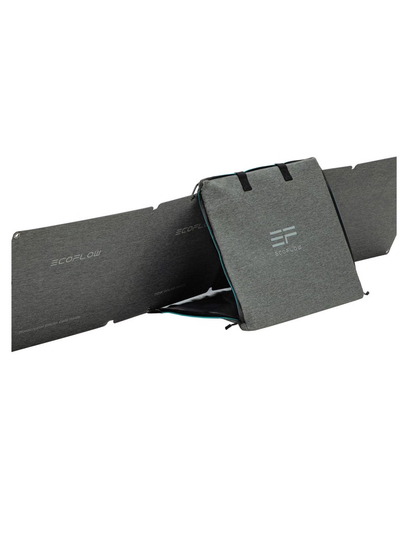 ECOFLOW EF ECOFLOW 160 Watt Portable Solar Panel for Power Station, Foldable Solar Charger with Adjustable Kickstand, Waterproof IP67 for Outdoor Camping RV Off Grid System - Image 4