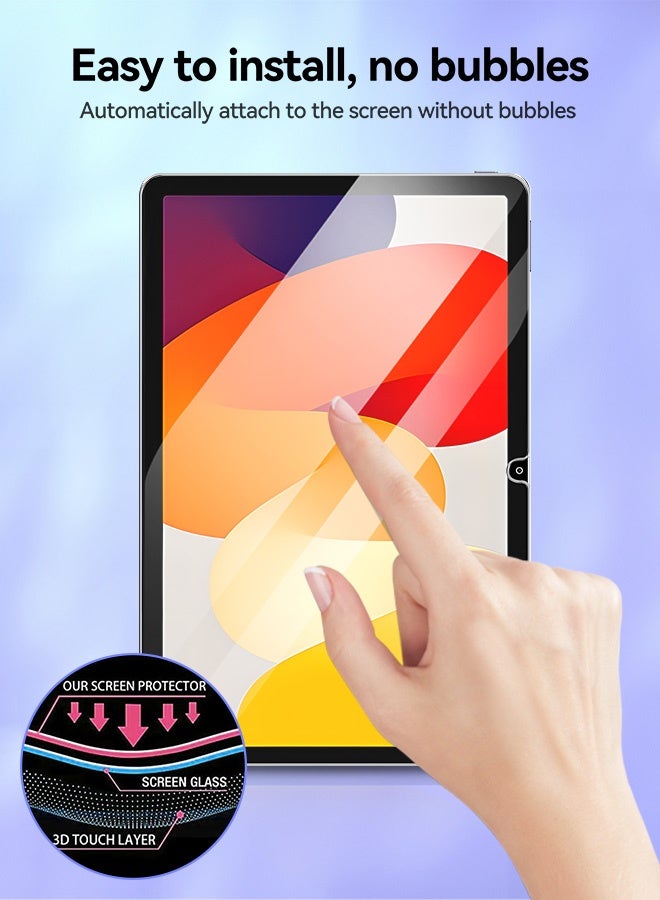 Tersely [2 Pack] Screen protector for Xiaomi Redmi Pad SE 11 Inch, 9H Tempered Glass Screen Protector for Redmi Pad SE 11 Inch, Anti-Scratch, Fingerprint-proof - Image 3