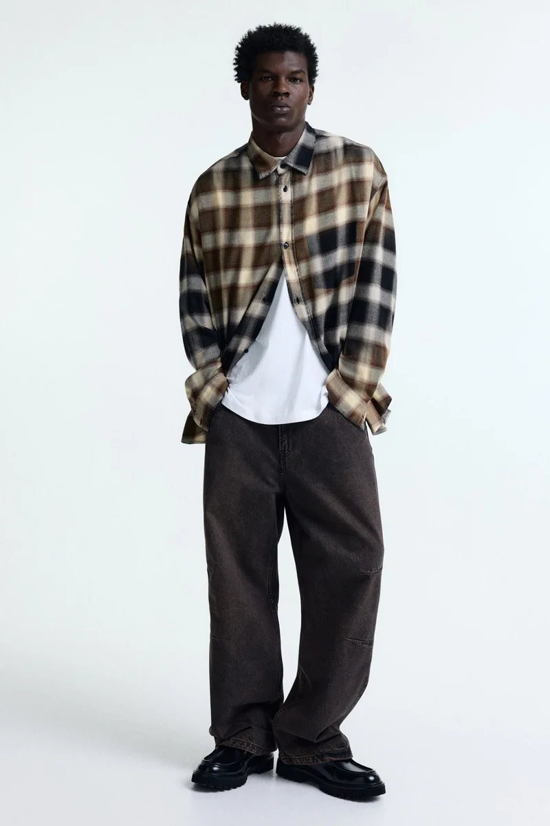 H&M Relaxed Fit Cotton-blend shirt